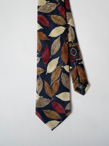 60s Ascot Leaf Silk Tie